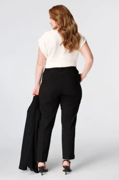 Straight leg pantalon