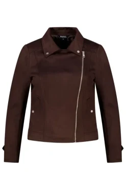 Suèdine biker jasje