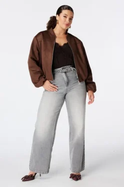 Suèdine bomber jasje