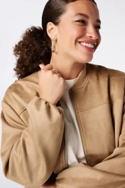 Suèdine bomber jasje