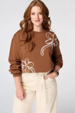 Sweater met opdruk