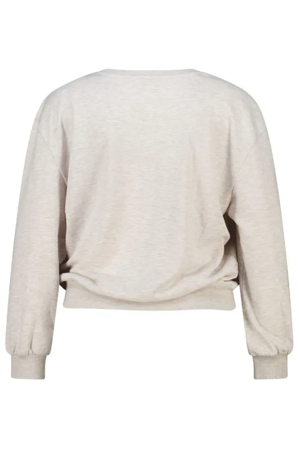 Sweater met sportieve print