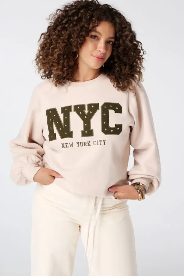 Sweater met tekst
