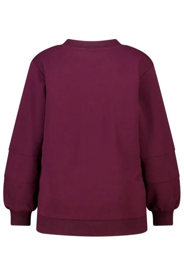 Sweater met v-hals