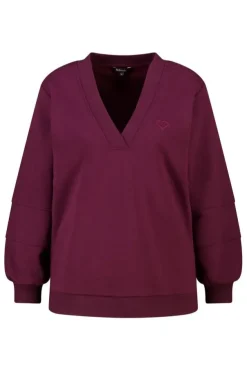 Sweater met v-hals