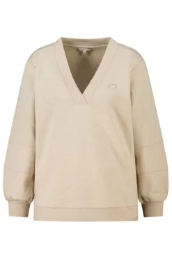 Sweater met v-hals
