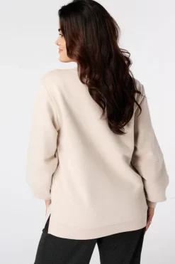 Sweater met v-hals