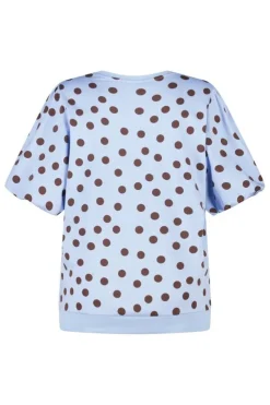 Sweat top met polka dot