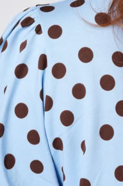 Sweat top met polka dot