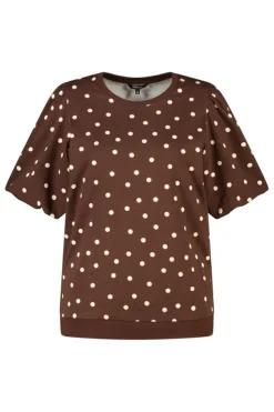 Sweat top met polka dot