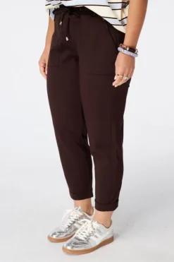 Tapered broek met elastische taille
