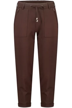 Tapered broek met elastische taille