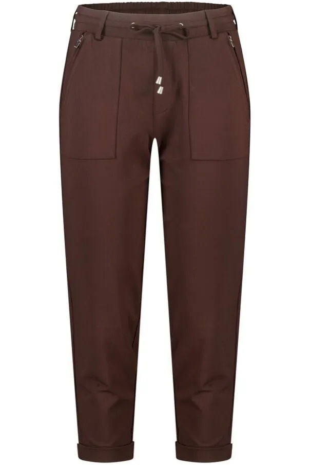 Tapered broek met elastische taille