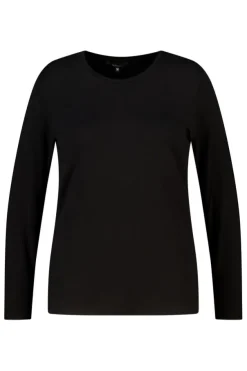 Top met lange mouwen en ronde hals