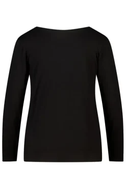 Top met lange mouwen en v-hals