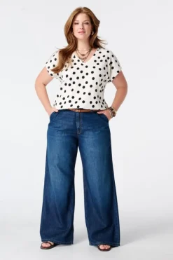 Top met polka dot
