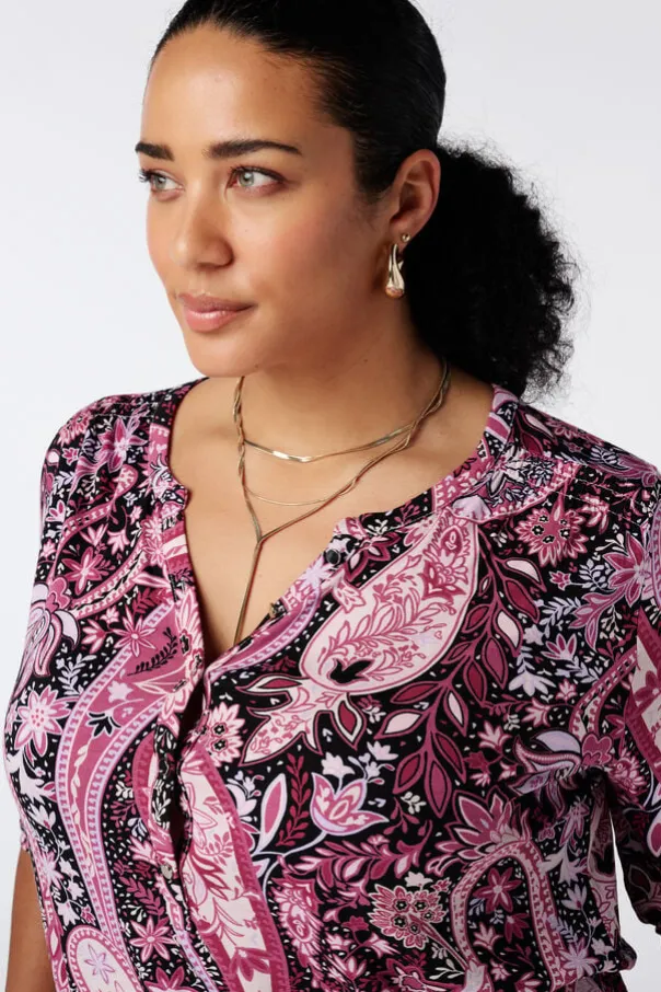 Top met print