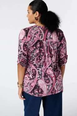 Top met print