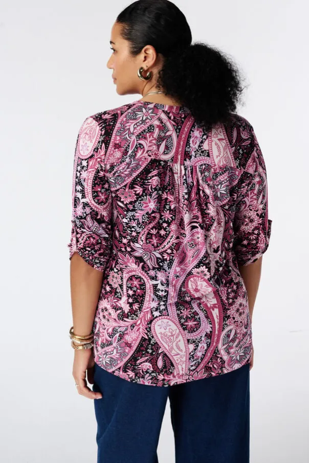 Top met print