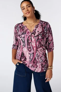 Top met print