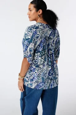Top met print