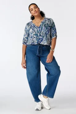Top met print