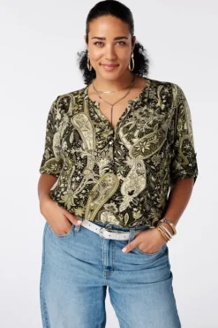 Top met print