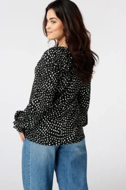 Top met print