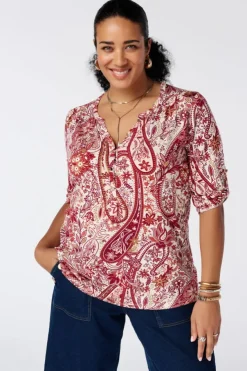 Top met print