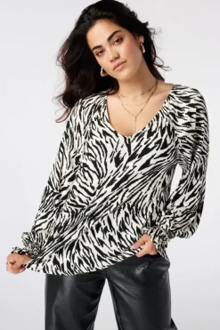 Top met print