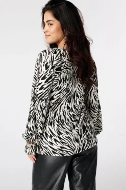 Top met print