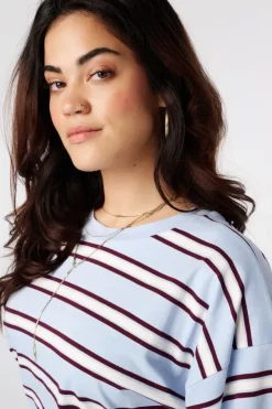 Top met wijde mouwen