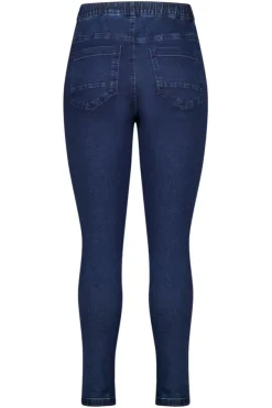 Tregging met denim look