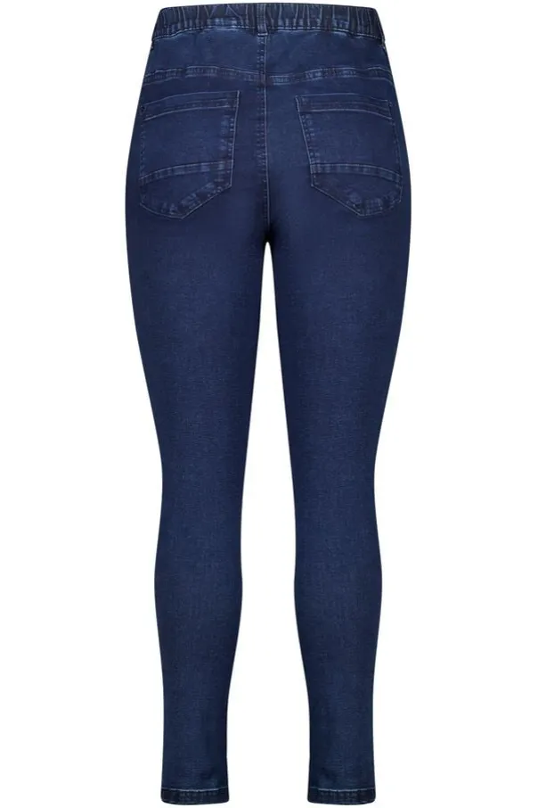 Tregging met denim look
