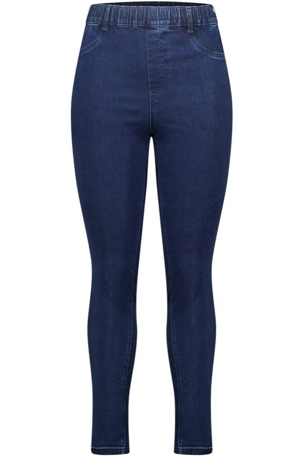 Tregging met denim look