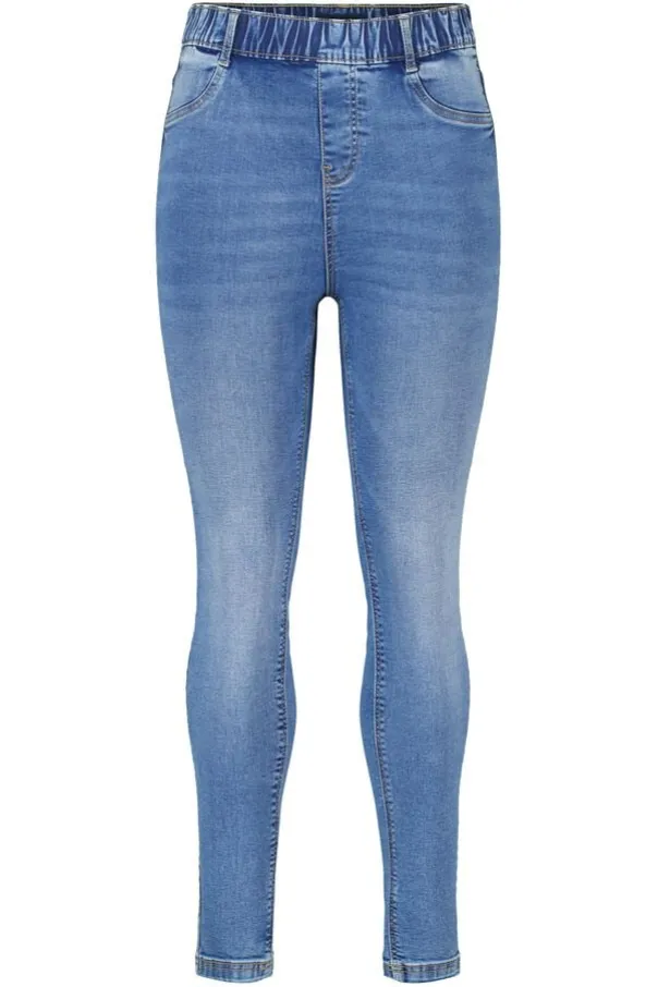 Tregging met denim look