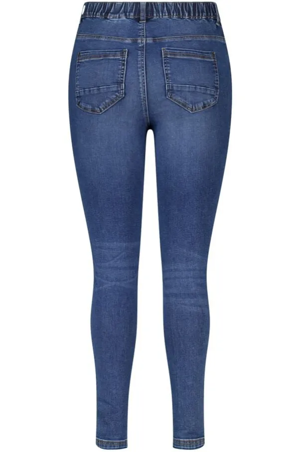 Tregging met denim look