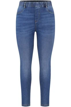 Tregging met denim look