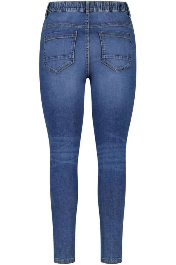 Tregging met denim look