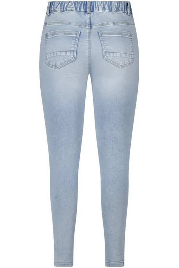 Tregging met denim look