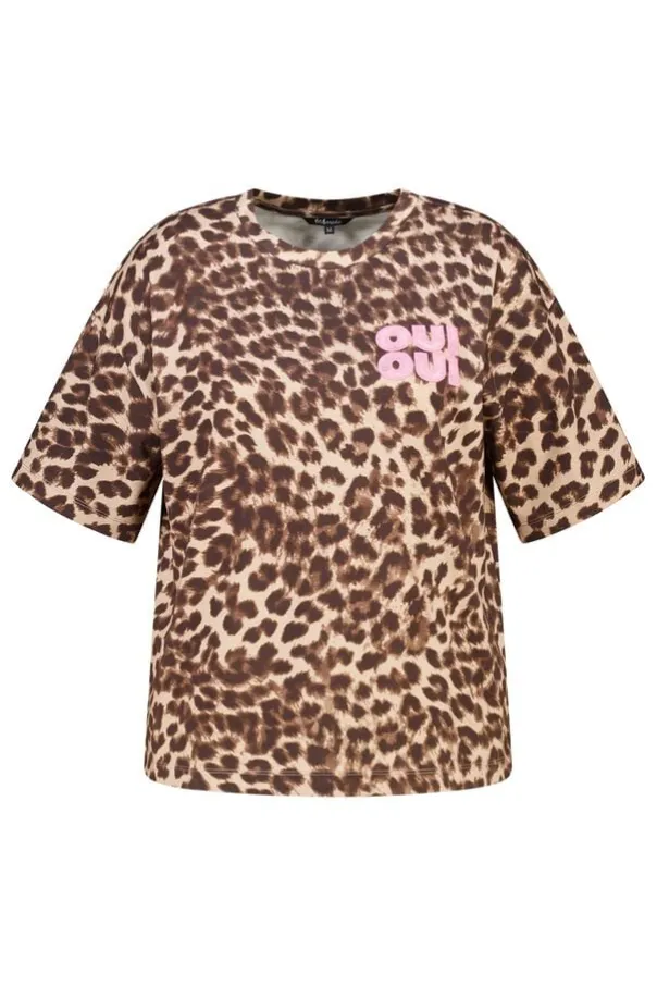 T-shirt met animal print