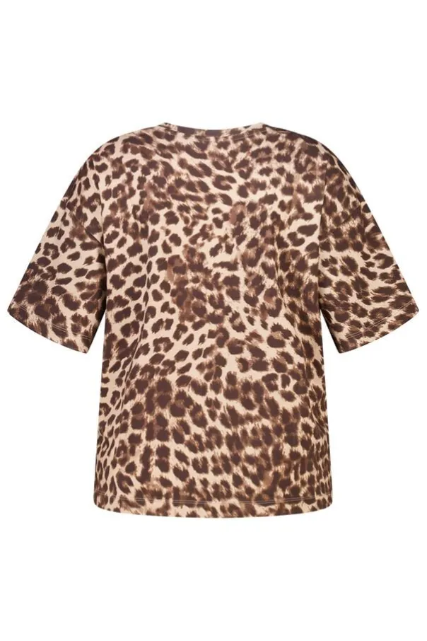 T-shirt met animal print