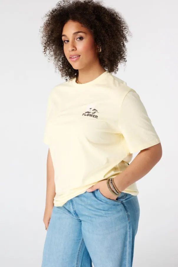 T-shirt met backprint
