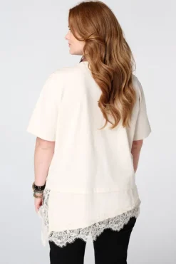 T-shirt met kant