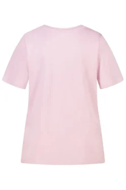 T-shirt met kanten artwork