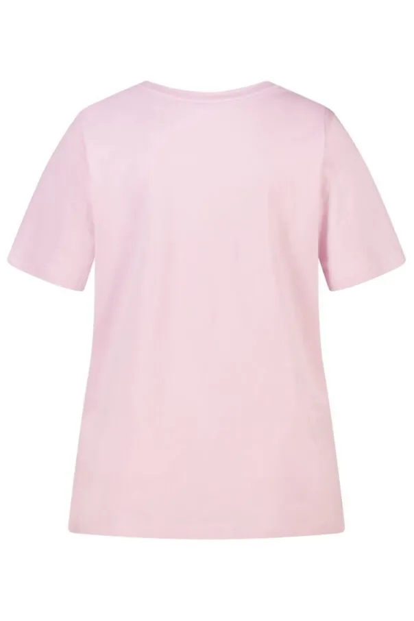 T-shirt met kanten artwork
