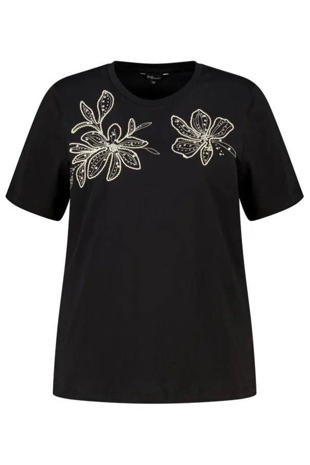 T-shirt met kralen