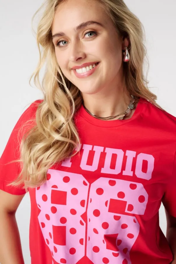 T-shirt met opdruk