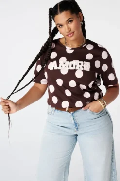 T-shirt met print