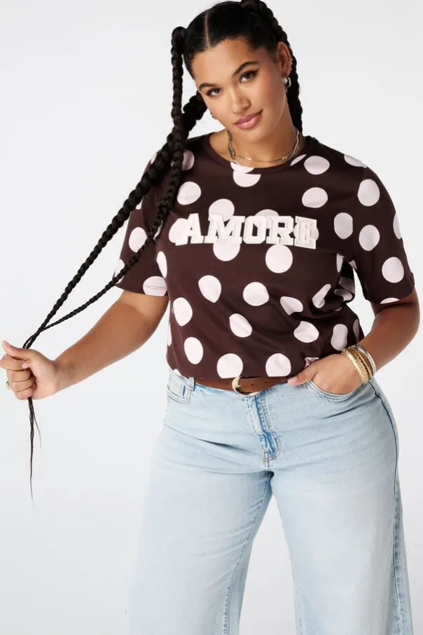 T-shirt met print